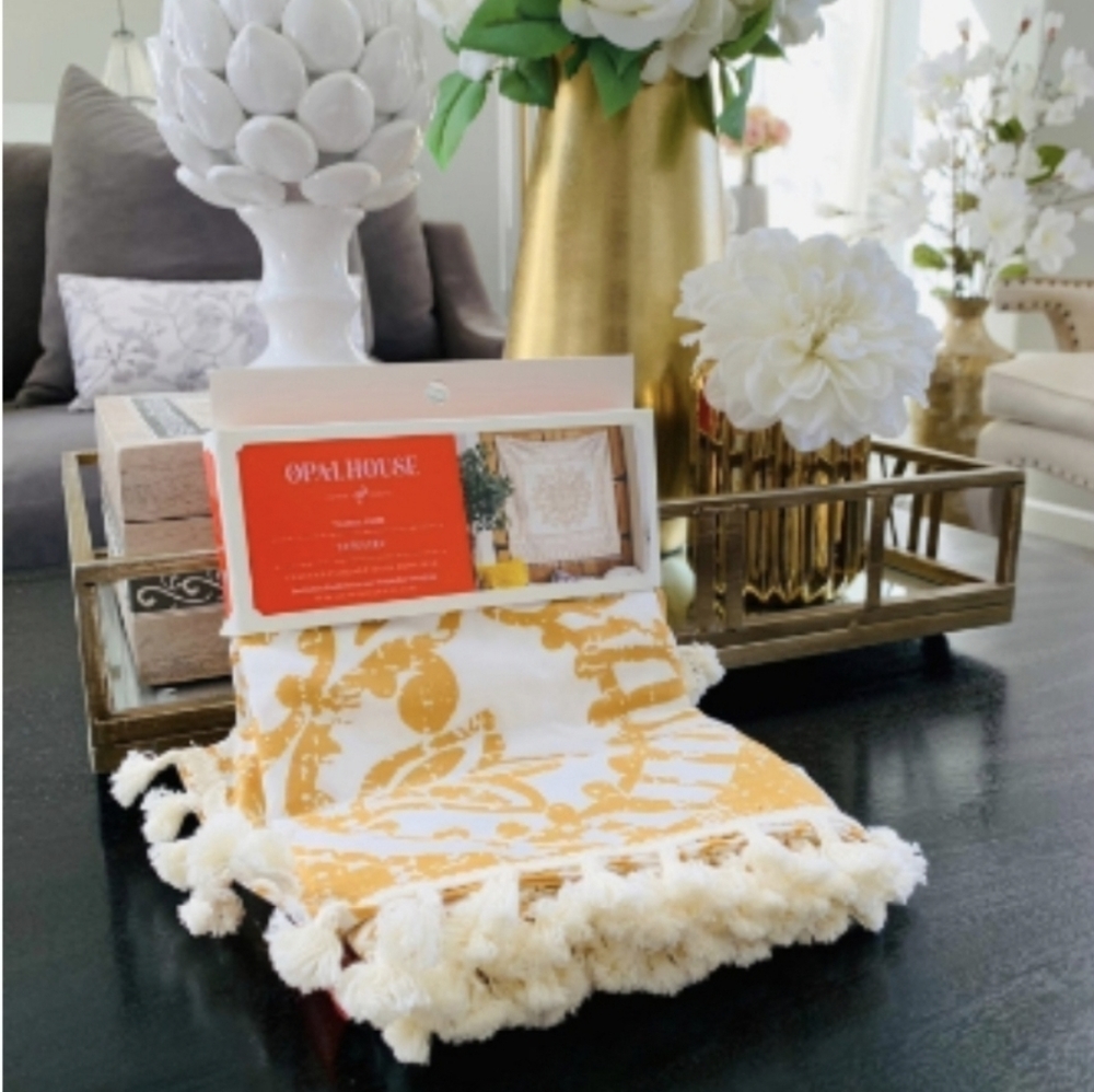 NWT Opalhouse Tassel Trim Tapestry